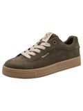 Tamaris Dames Leren Sneaker 1-23730-47-722 Veterschoen Groen