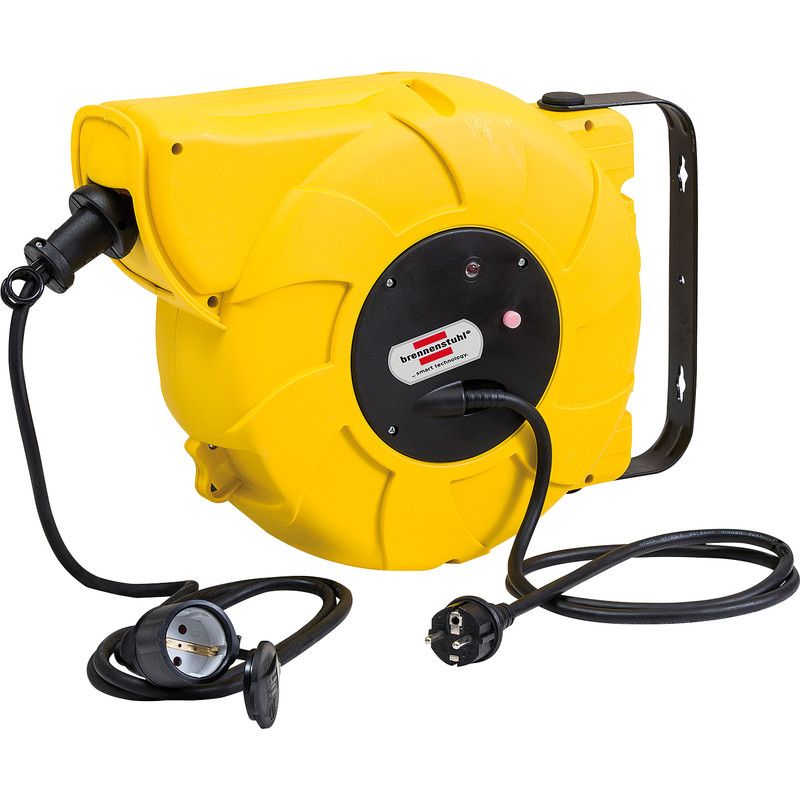 Brennenstuhl Automatische Kabelhaspel IP20 9+2m H05VV-F 3G1,5 - 1241024300