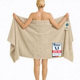 Komfortec Badhanddoek 100x200 cm Beige