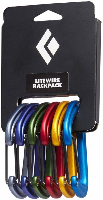 Black Diamond LiteWire Rackpack 2020 Karabijnhaken - 6 stuks