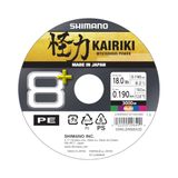SHIMANO Kairiki 8+ Fishing Line - 3000m, 0.19mm, 13.4kg, Multi-Color