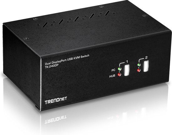 Trendnet TK-240DP KVM-switch Zwart