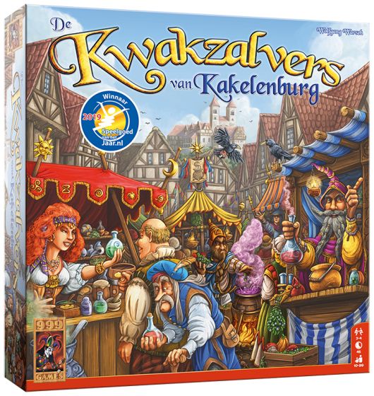 999 Games De Kwakzalvers van Kakelenburg - Bordspel - Strategie - Familiespel - Vanaf 10 jaar