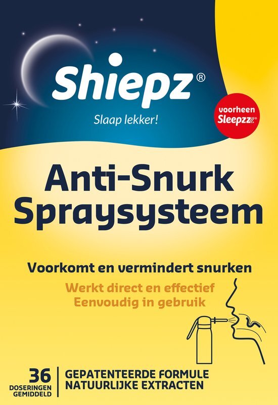 Shiepz Anti-snurk Spraysysteem, 45 ml
