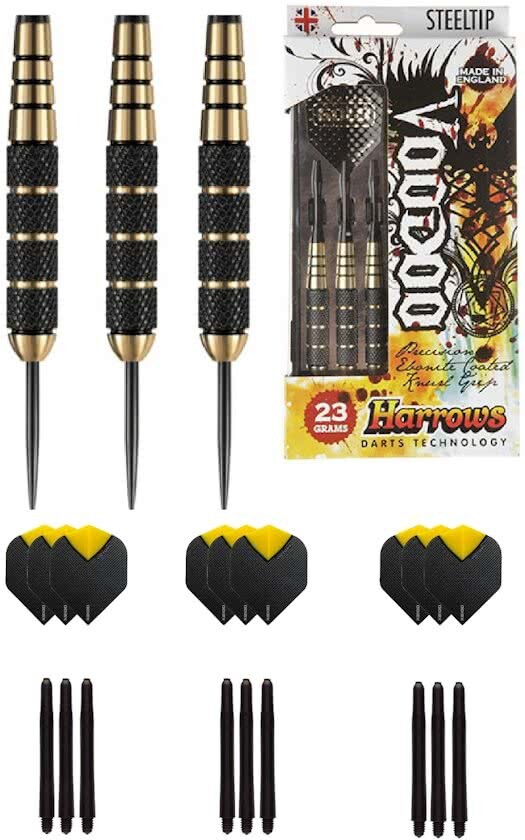 Harrows - Voodoo 25 gram - dartpijlen - met - cadeauset