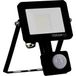 OSRAM HOMELIGHTING FLOODLIGHT LUX SENSOR 10W 840 BLACK 4099854489440