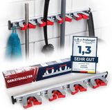 Garlavie Bezemhouder Muur met 4 Houders en 5 Haken (45 cm)