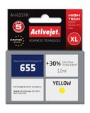 Activejet AH-655YR Cartouche d'encre Jaune (remplacement HP 655 CZ112AE)