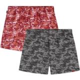 Pockies heren giftbox 2P wijde boxershorts camo rood & grijs