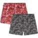 Pockies heren giftbox 2P wijde boxershorts camo rood & grijs