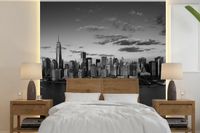 Nr1Wallpaper Fotobehang New York Zwart-Wit - 260x260 cm - Vliesbehang