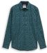 Tom Tailor - Getailleerd overhemd met patroon - meadow green abstract design - XXXL