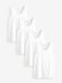 Next - Heren - Set van 4 katoenen hemdjes - Wit
