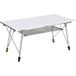 Table pliante en aluminium table de camping table de jardin 6 personnes hauteur réglable + sac de transport