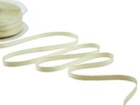 Dubbel satijn, 6 mm, 50 m, goud