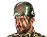 Atosa-59037 militaire helm, camouflage, groen, eenheidsmaat (59037)