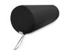 Wellcore Massagecilinderkussen, 60 x 20 cm, kunstleer, afneembare overtrek, schuimvulling, voor yoga, fitness, massagestoel, ergonomisch, zwart