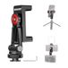 NEEWER Metalen telefoonstatiefmontageadapter met koude schoenbasis, 360° telefoonhouder met 2 koude schoenhouders voor videolamp en microfoon voor vloggen, universeel compatibel met iPhone, Samsung