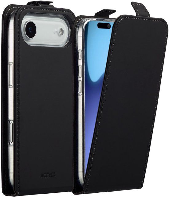 Accezz Flipcase - Zwart - Geschikt voor Apple iPhone Air