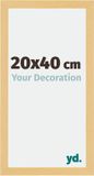 Your Decoration - Cadre photo 20x40 cm - MDF - Décor hêtre - Mura