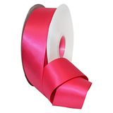 Morex Ribbon Dubbelzijdig satijnen lint, 38 mm x 45 m, schokkend roze