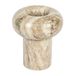 Bloomingville Ronde marmer, beige theelichthouder, 4" L x 4" B x 4" H