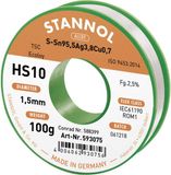Stannol HS10 Soldeertin (Loodvrij) - 1,5 mm - 100 g
