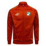 PUMA Trainingsjack 'Elfenbeinküste King Anthem' cognac / groen / wit