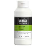 LIQUITEX 5108 Professional matte medium voor acrylverf, geeft kleuren een zijdeachtig mat oppervlak en vermindert de glans, vloeistof - 237ml, Mat