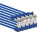 1aTTack.de Cat.6 netwerkkabel 90 graden hoek 1m - Blauw - 5 stuks