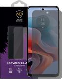 MobyDefend Screenprotector - Privacy Glass - Geschikt voor Motorola Moto G34