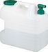 Relaxdays jerrycan met kraan - 20 liter - voor drinkwater - kunststof - BPA-vrij - handvat - camping - wit-groen