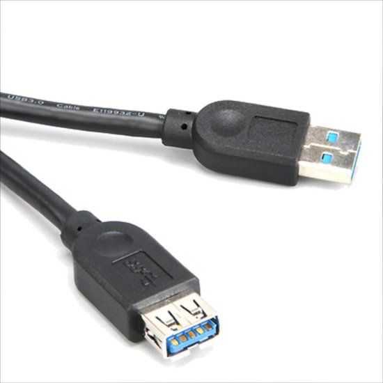 Akasa AK-CBUB02-15BK USB 3.0 Verlengkabel - USB-A Male / USB-A Female - 1.5m - Zwart