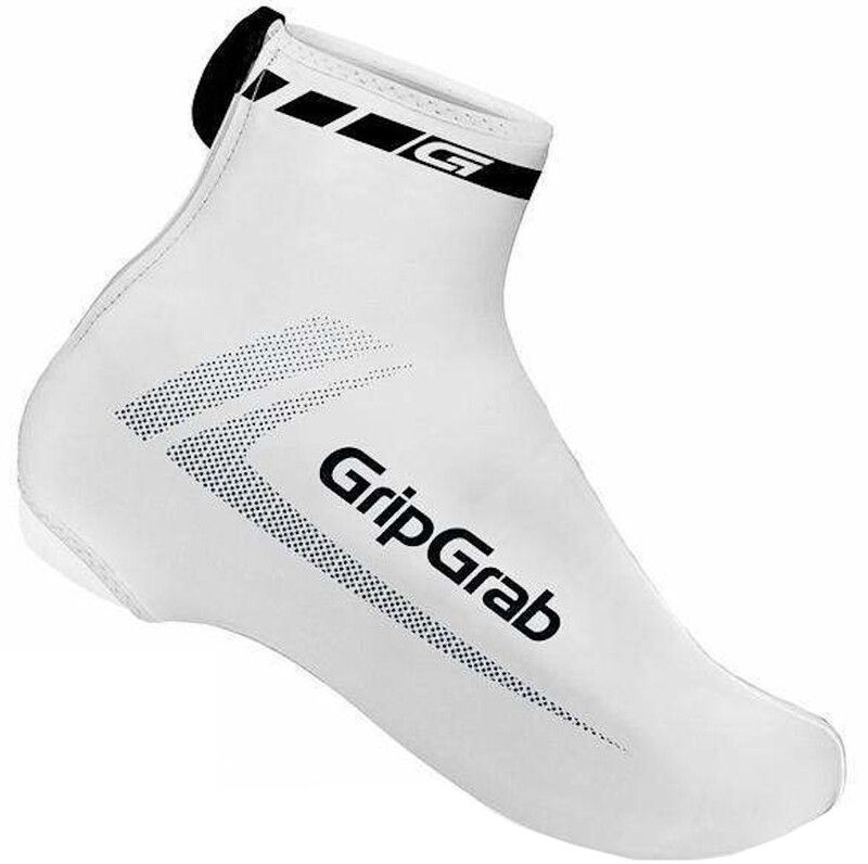 GripGrab RaceAero II Lightweight Lycra Shoes Covers 2 - white