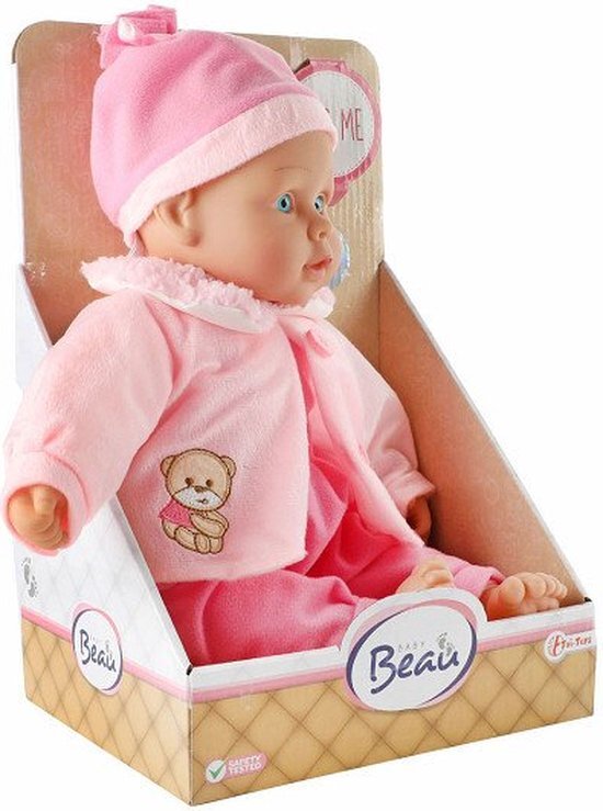 Toi Toys Babypop met jas 40 cm