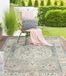 the carpet Palma vloerkleed, grijs met oosters patroon, 80 x 150 cm