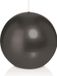 Trend Candles Bolkaars glad - zwart - 7 cm - 16 branduren
