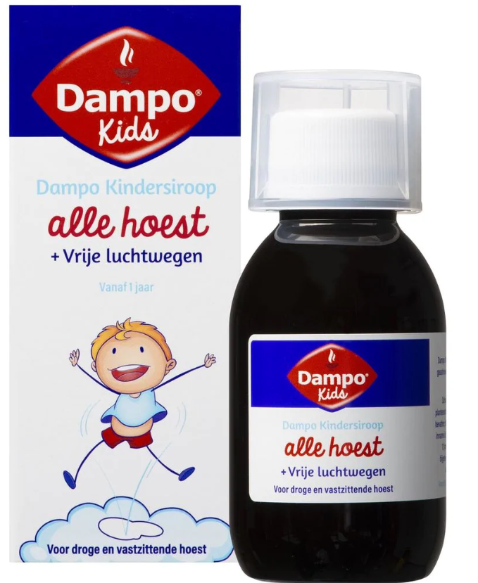Dampo Kindersiroop Alle Hoest + Vrije Luchtwegen - 100 ml