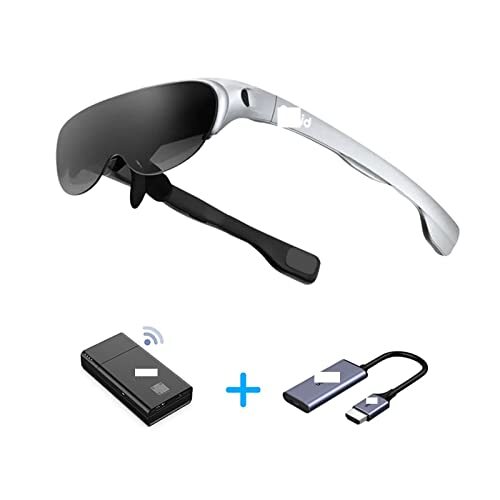 HERMJ VRbril, 2022 Air 3D AR Bril Opvouwbare VR Smart Bril Thuis