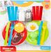 Toi-Toys Home Food Diner Set, 14 pièces.