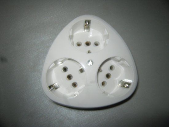 Enzo Kopp Wandcontactdoos RA - Inbouw - 3-voudig - Arctic Wit