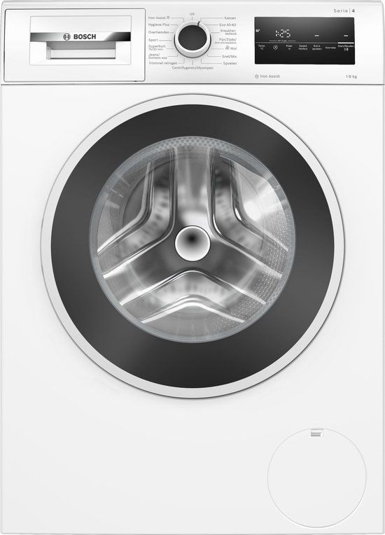 Bosch WAN2827BNL Serie 4 Wasmachine met stoom - 1400 rpm - Energielabel A - 8 KG - Iron Assist - Speedperfect