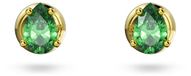 Swarovski Stilla Oorbellen Goudkleur Metaal Groen Kristal