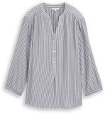 Tom Tailor Blouse met streepmotief - Maat 36 - navy white stripe