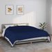 vidaXL Verzwaringsdeken 220x260 cm 11 kg Badstof Blauw
