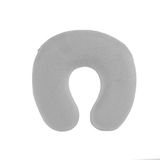 JET LAG VO1172 Coussin de Voyage à Mémoire de Forme Oreiller, 29 cm, Gris