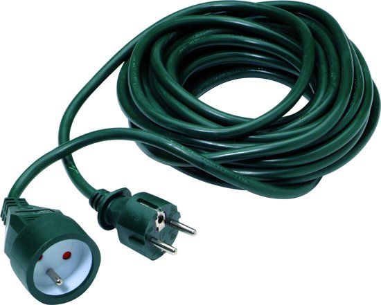 Profile verlengsnoer - 10 meter - 3x1,5mm² - PENAARDE