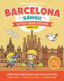 BARCELONA KAWAII Activity Book for Kids (Ages 5–8)