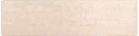vidaXL - Runner Rug - MARSA - Cream - 100 x 300 cm - Polyester & PVC