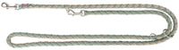 Verstelbare Trixie Hondenriem Cavo Verstelbaar Salie Groen/Zand 200x1.2 cm